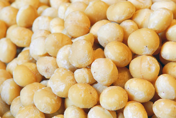 macadamia nuts at market in barcelona