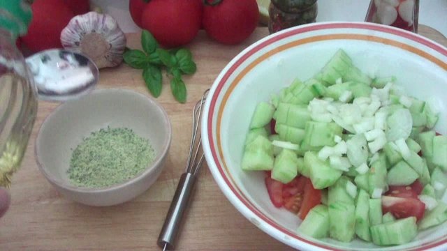 Salat anmachen