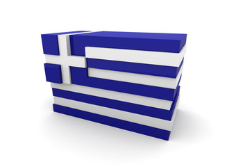 Greece Flag blocks