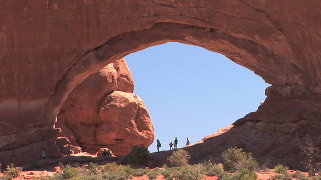 North Window arch in Arches National Park, Utah