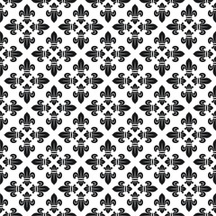 Seamless texture with fleur-de-lis