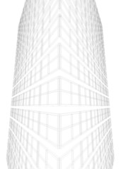 Fototapeta premium architecture in two colors