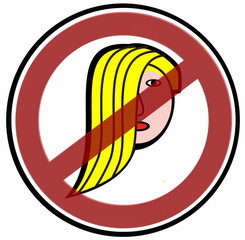 Bedienung mit langen Haaren verboten