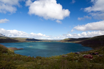 Naklejka premium Gebirgssee in Norwegen