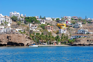 Obraz premium meksykańskie miasto na plaży