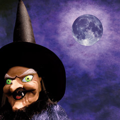 witch on halloween