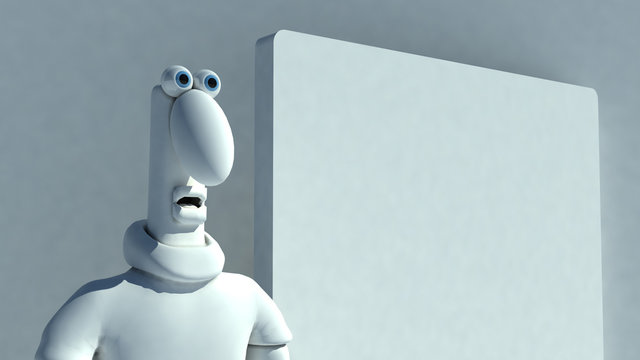 shocked Plasticine man