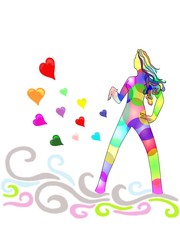 rainbow lady of love