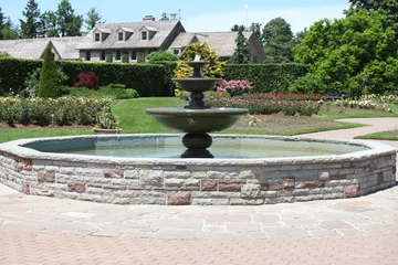 Papier Peint Lavable Fontaine garden fountain