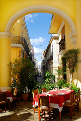 Terrasse in Havanna Kuba