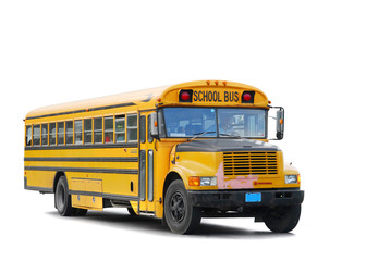 Fototapeta na wymiar tradycyjne schoolbus