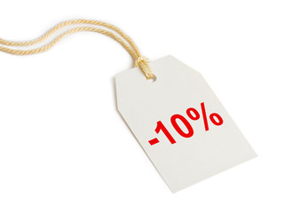 Label discount 10%