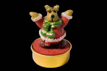 dekorative Weihnachtskerze