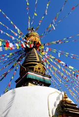 Wall murals Nepal bodhnath stupa in nepal