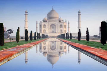 Foto auf Alu-Dibond Taj Mahal Indien © dzain