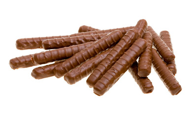 Chocolate isolated on white
