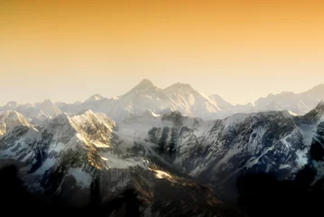 Fotobehang berg everest op © dzain