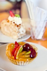 Cupcake slice - selective focus