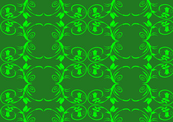 Floral Design als Tapete