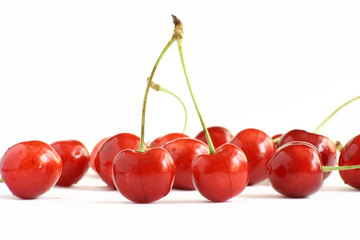 sweet red cherries
