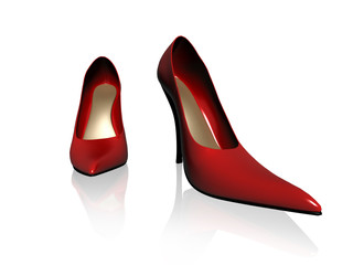 Red Woman Shoes