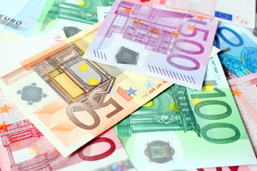 Obraz na płótnie Canvas Euro background