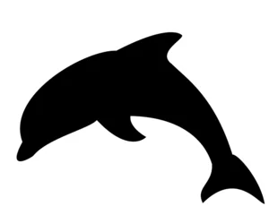 Stof per meter dolfijn © lilly