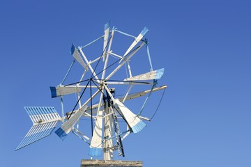 Balearic islands Formentera old wind mill