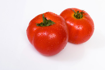 tomato on a white background