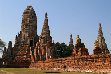 Temple in Ayuttaya North Thailand