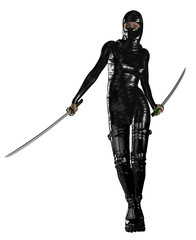 Female Ninja © Kathy Gold