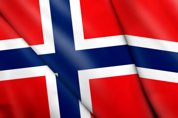 Fototapeta premium Flag of Norway
