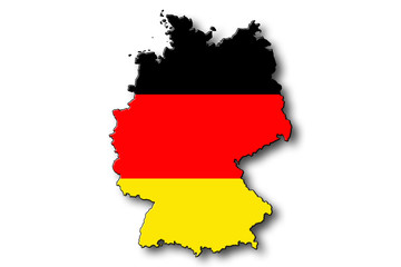 Deutschland Umriss