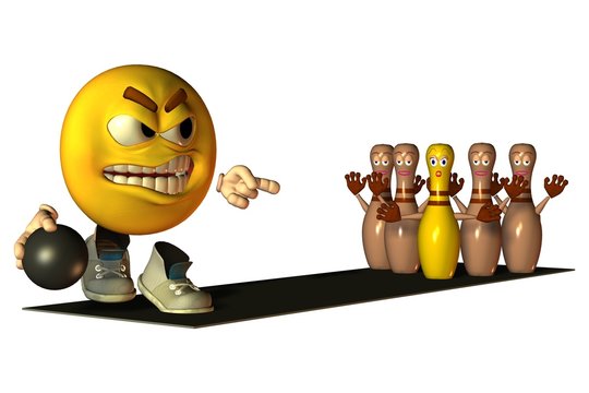 Smilie - Bowling