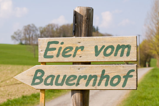 Eier vom Bauernhof
