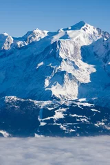 Papier Peint photo Lavable Mont Blanc Mont Blanc