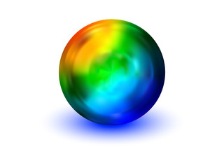 Vector Multicolor Sphere
