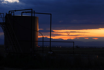 Obraz premium Industrial tower