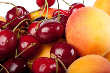 Background from fresh fruits