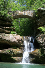 Fototapeta na wymiar Hocking Hills Waterfall