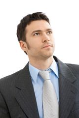 Closeup of businessman