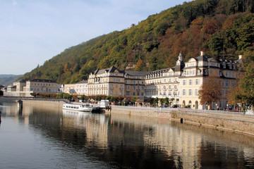 Fototapeta premium Kurpromenade von Bad Ems (Emser Depesche)
