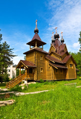 Fototapeta premium wooden church
