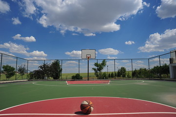basketball field