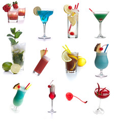 Carte des cocktails II - de nombreux cocktails différents