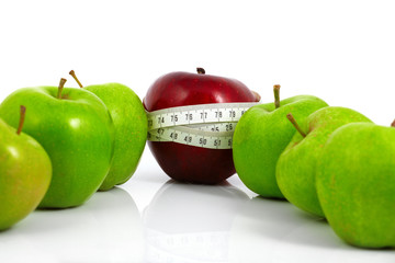 apples measured  the meter, sports apples