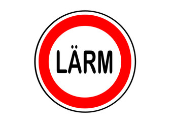 Schild als Information