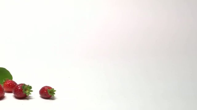 carrellata di limoni con fragole