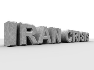 Iran crisis.