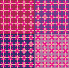 Seamless background from a floral ornament